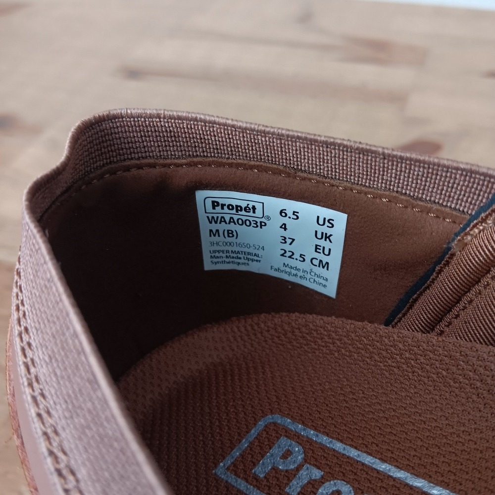 Propet Onalee Mary Jane Sneakers Womens 6.5 Brown NWB Faux Leather Hook Loop - Picture 4 of 8